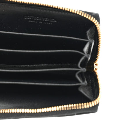 Bottega Veneta Nappa Intrecciato Cassette Accordion Zip Around Card Holder Black 5 of 6