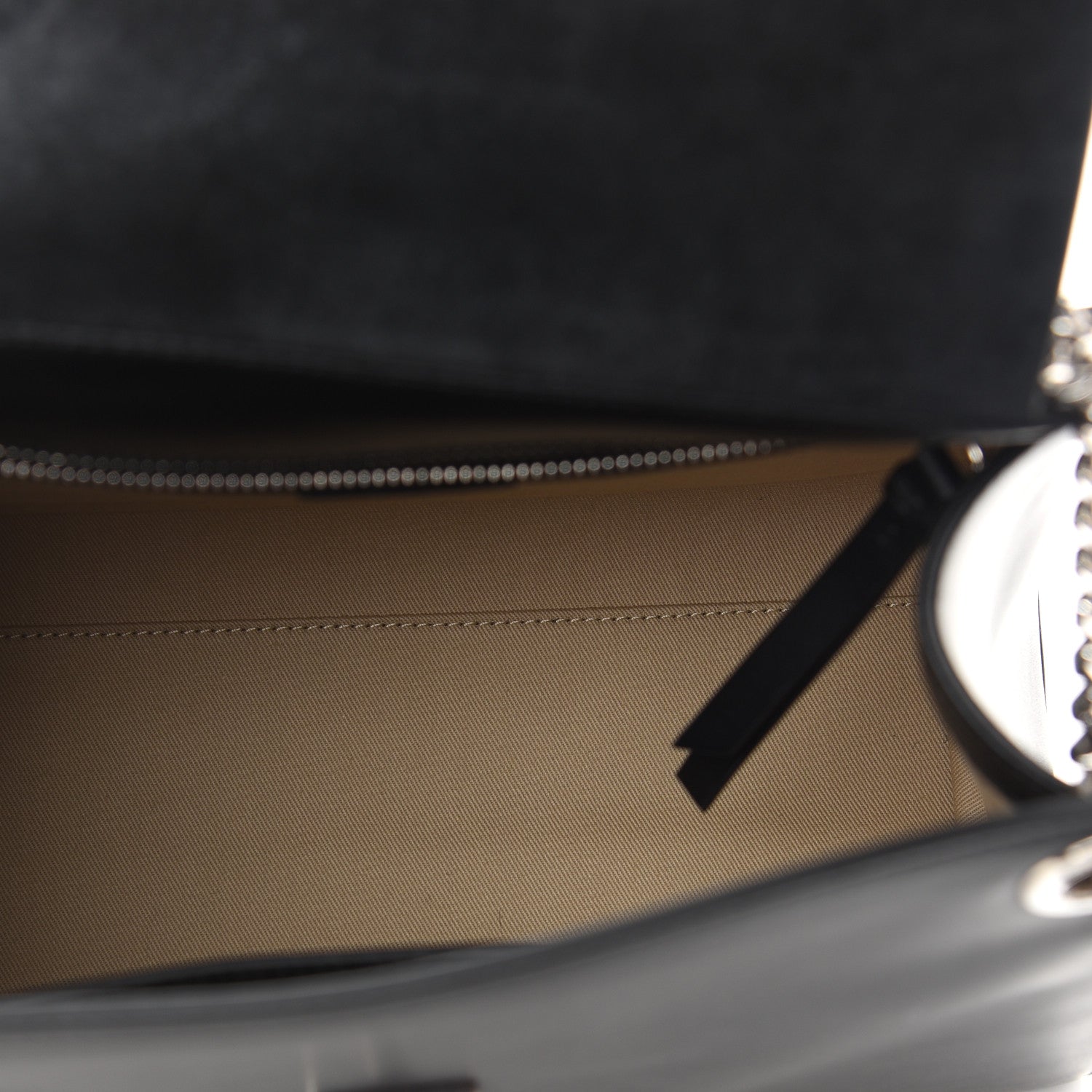 Chloe Shiny Calfskin Medium Annie Shoulder Bag Black 5 of 11