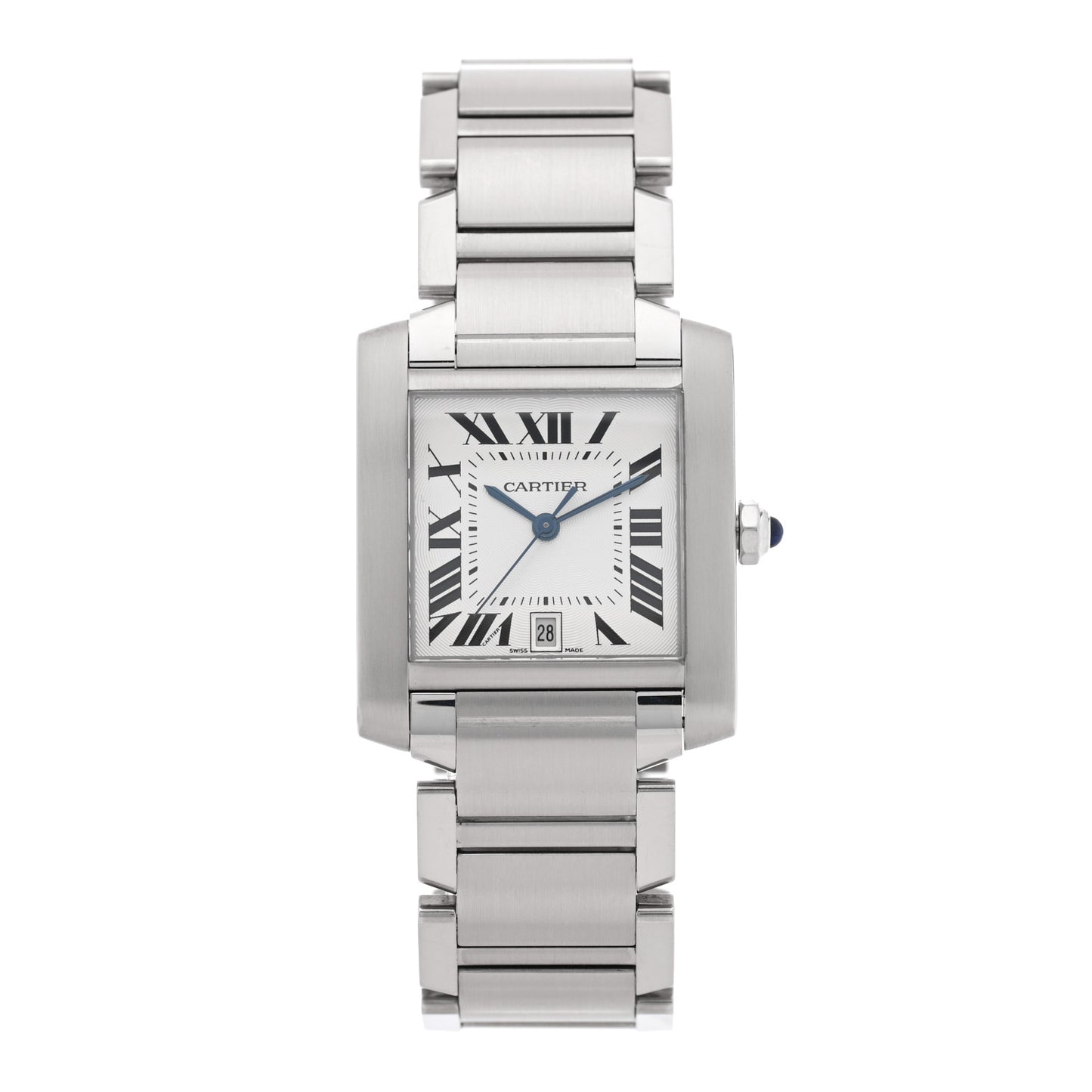 Stainless Steel 28mm Tank Francaise Automatic Watch