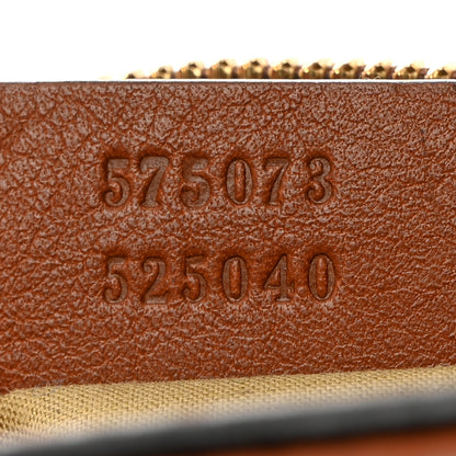 Gucci Vintage Canvas Web Shoulder Bag Sand Cuir 6 of 13
