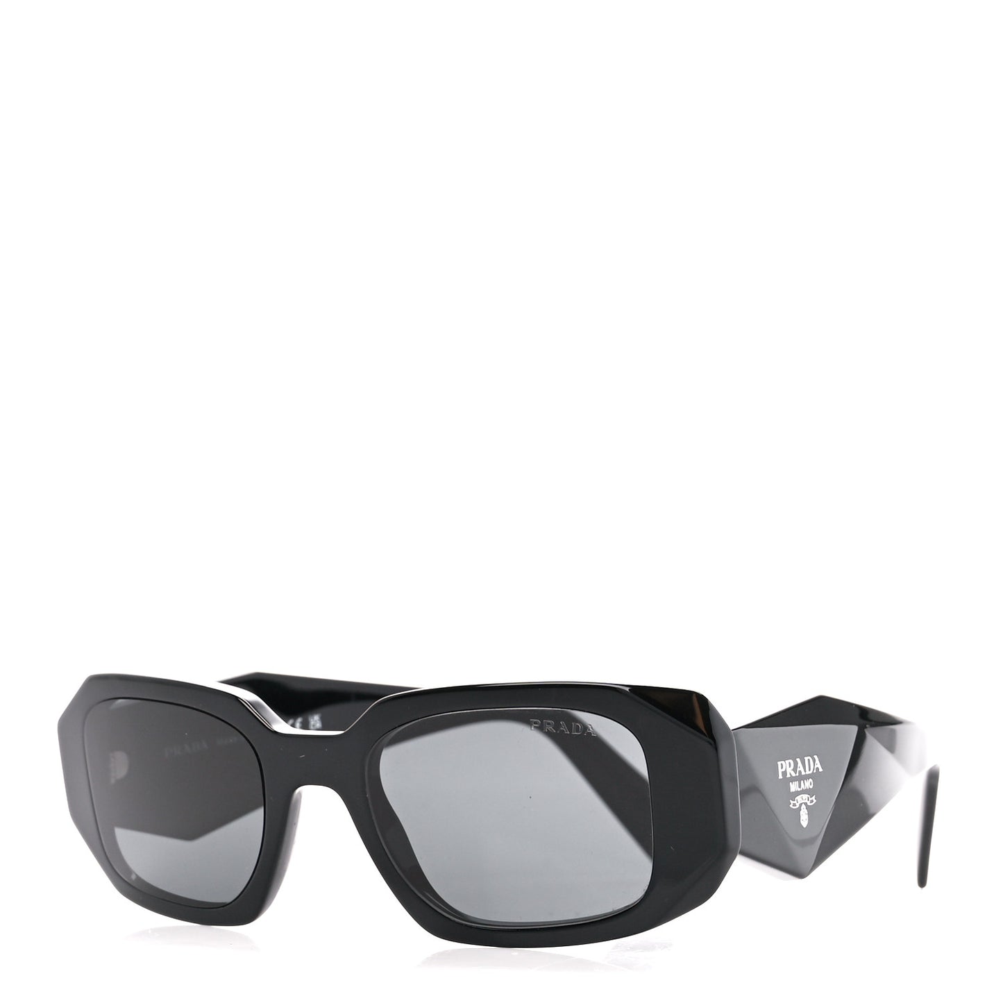 Acetate Symbole Sunglasses SPR 17W Black