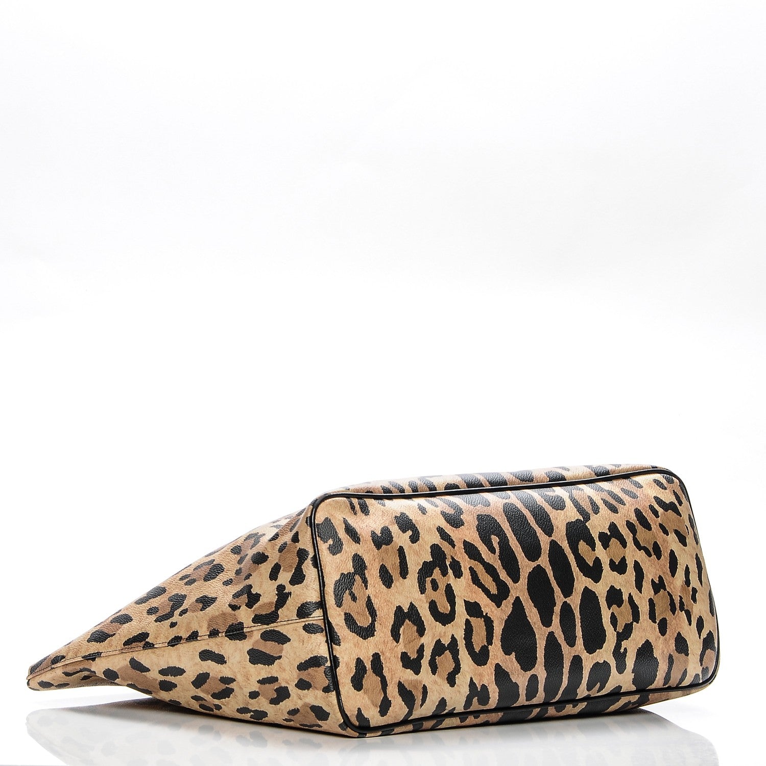 Givenchy Textured Coated Canvas Leopard Print Large Antigona Tote 5 of 10