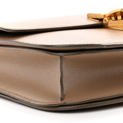 Celine Liege Calfskin Medium Classic Box Flap Bag Taupe 8 of 10