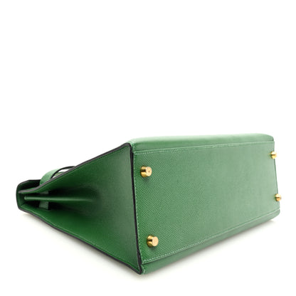 Hermes Courchevel Kelly Sellier 32 Vert Clair 4 of 10