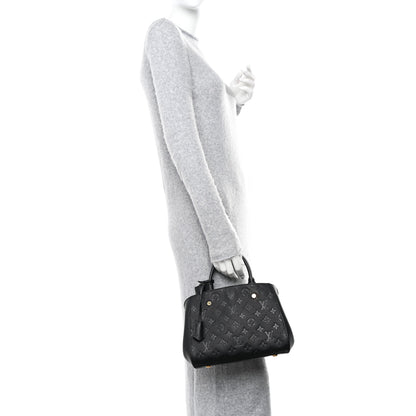 Louis Vuitton LOUIS VUITTON Empreinte Montaigne BB Black 2 of 9
