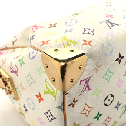 Louis Vuitton Monogram Multicolor Speedy 30 White 10 of 14