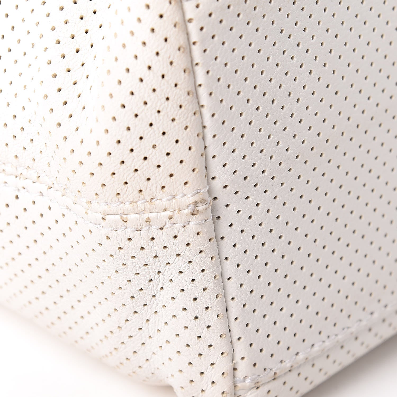 Bottega Veneta Nappa Intrecciato Perforated Regent Tote White 15 of 18