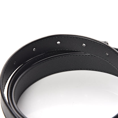Gucci Calfskin Double G 20mm Belt 85 34 Black 5 of 6