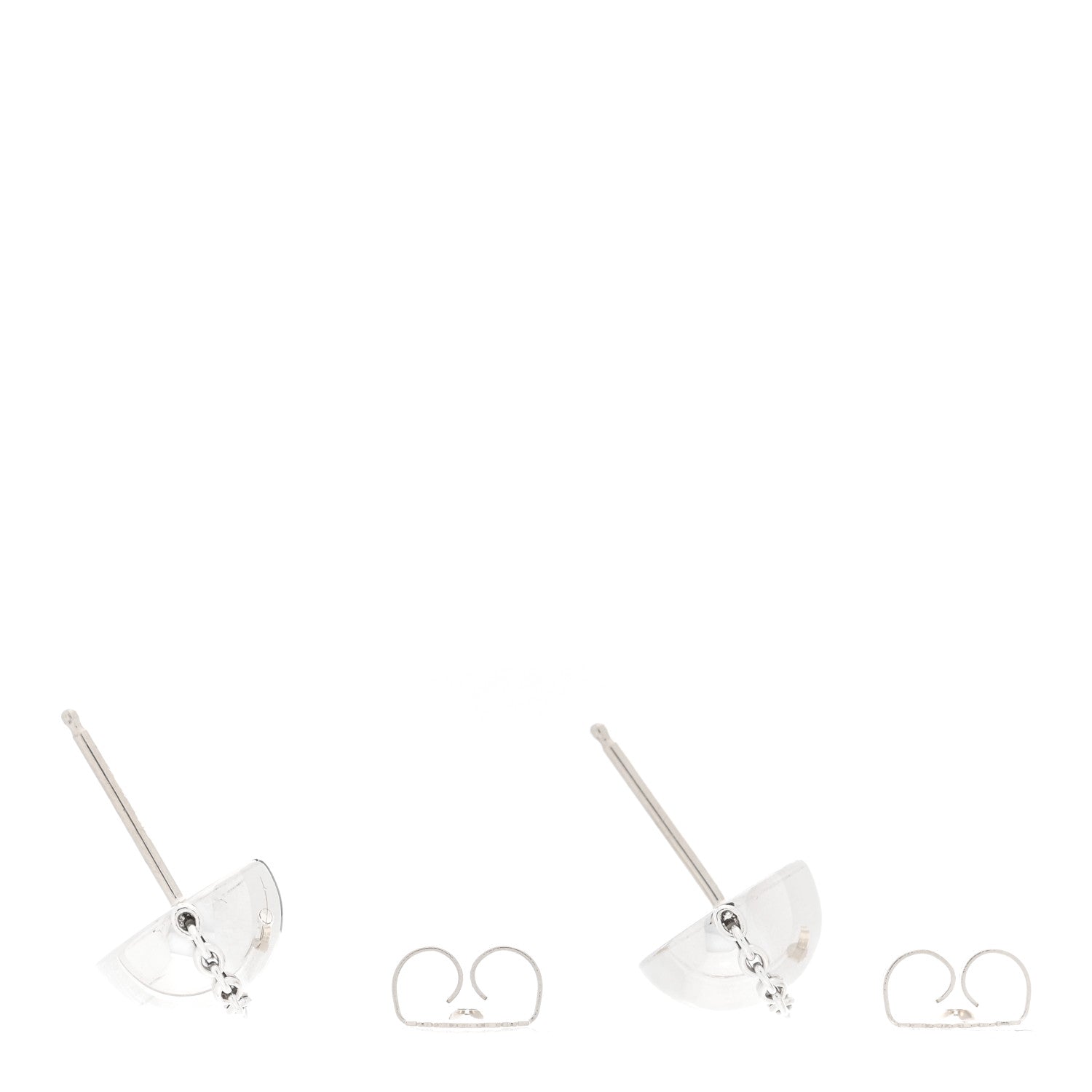 Tiffany Sterling Silver HardWear Bolt Ball Earrings 3 of 4