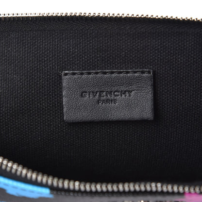 Givenchy Coated Canvas Floral Print Zip Pouch Multicolor 6 of 8