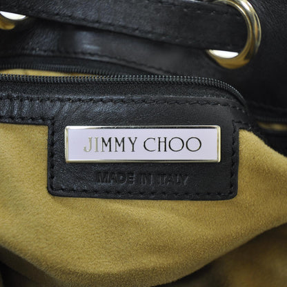 Jimmy Choo Patent Leather Ring Hobo Black 8 of 9