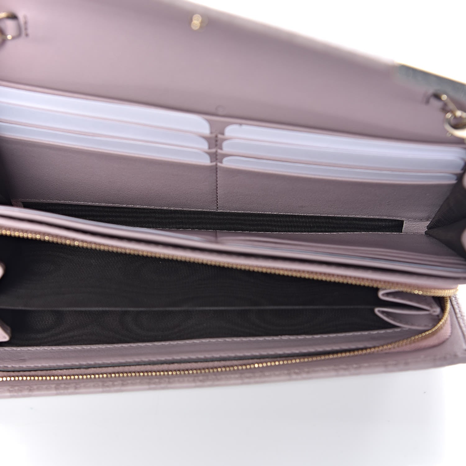 Gucci Soft Microguccissima Dice Chain Wallet Mauve 5 of 11
