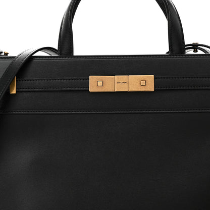 Saint Laurent Calfskin Small Manhattan Shopper Tote Black 8 of 12