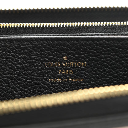 Louis Vuitton Empreinte Monogram Giant Zippy Wallet Black Beige 6 of 8