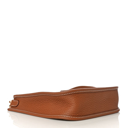 Hermes Taurillon Clemence Evelyne TPM Gold 4 of 10