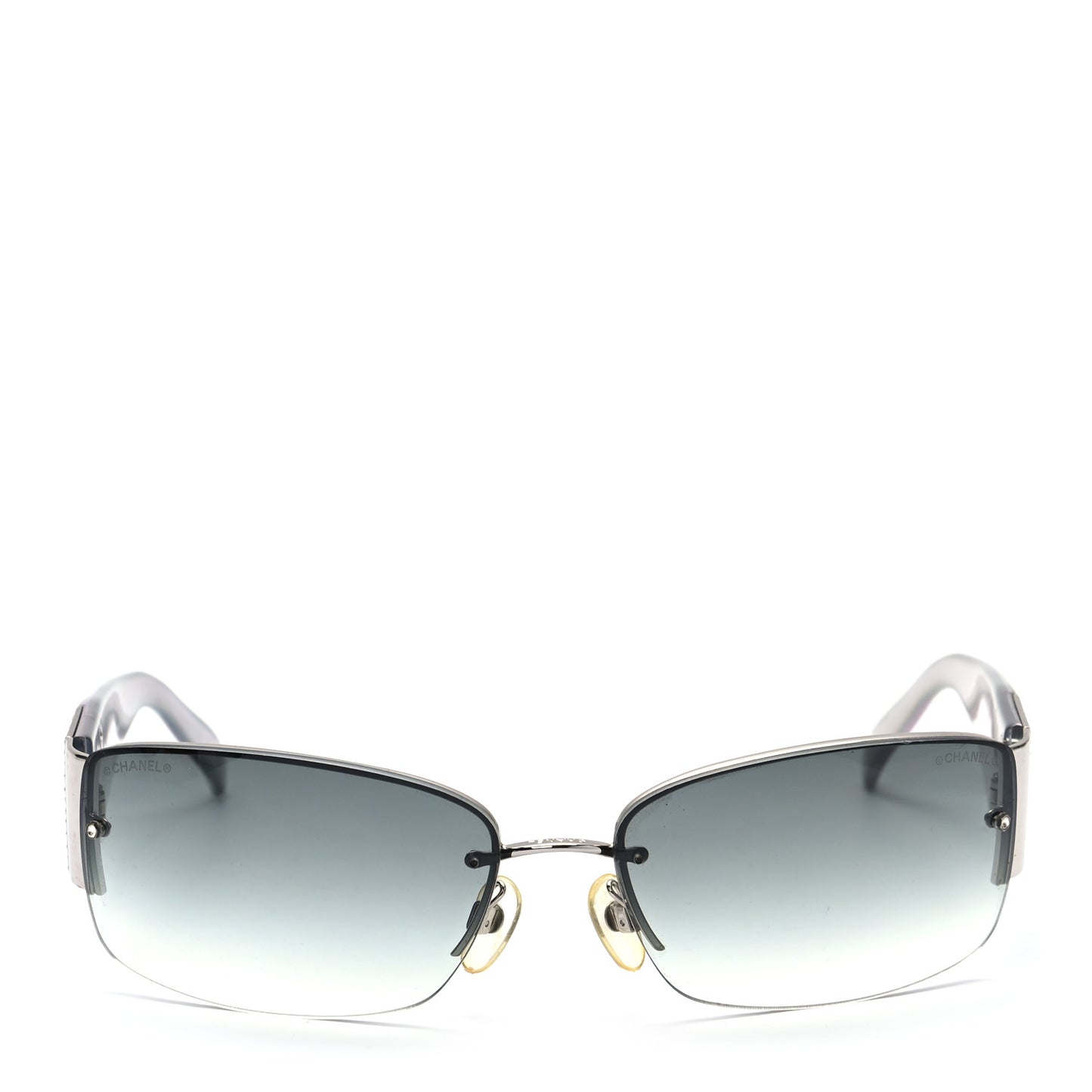 Crystal CC Sunglasses 4117-B Silver