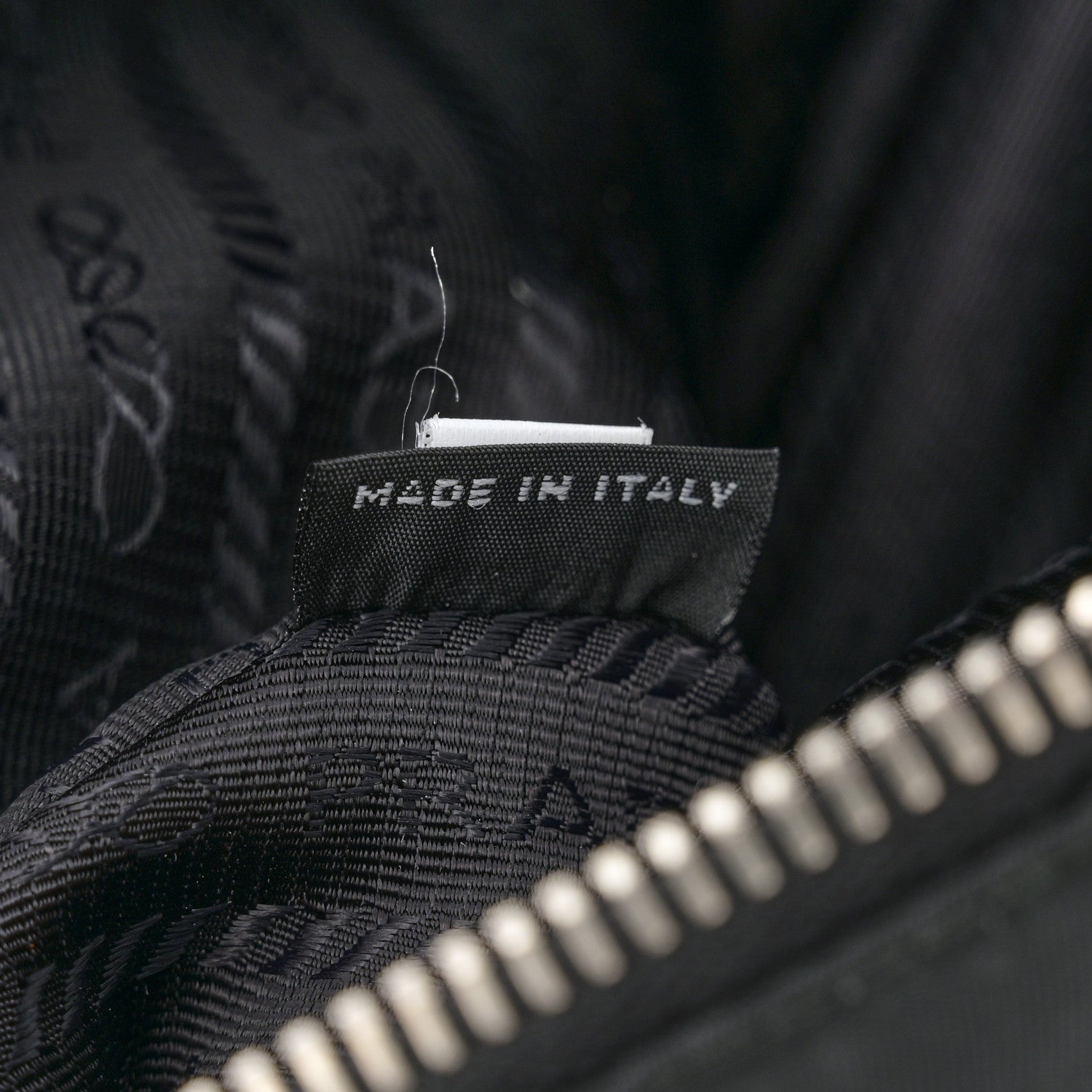 Prada Nylon Saffiano Mini Re-Edition 2005 Bag Black 7 of 12