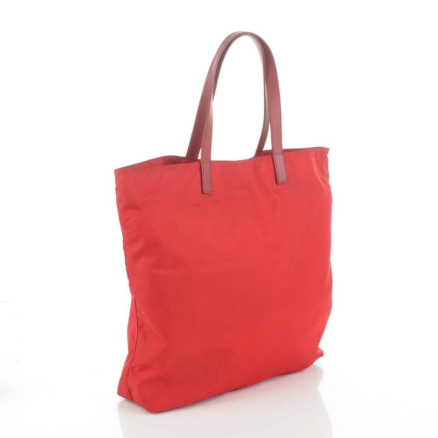 Nylon Vela Shopping Tote Rosso