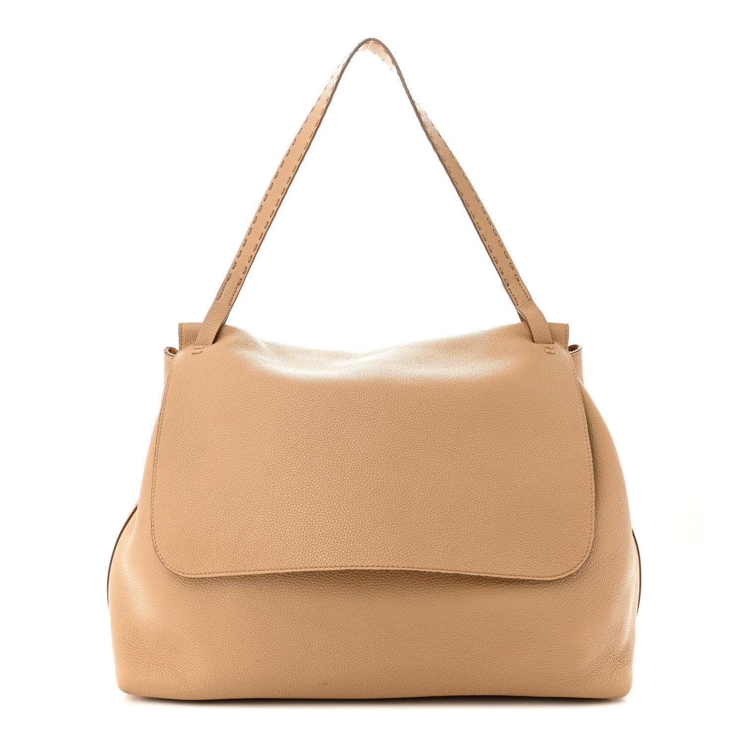 The Row Grained Calfskin Top Handle 14 Bag Tan 1 of 13