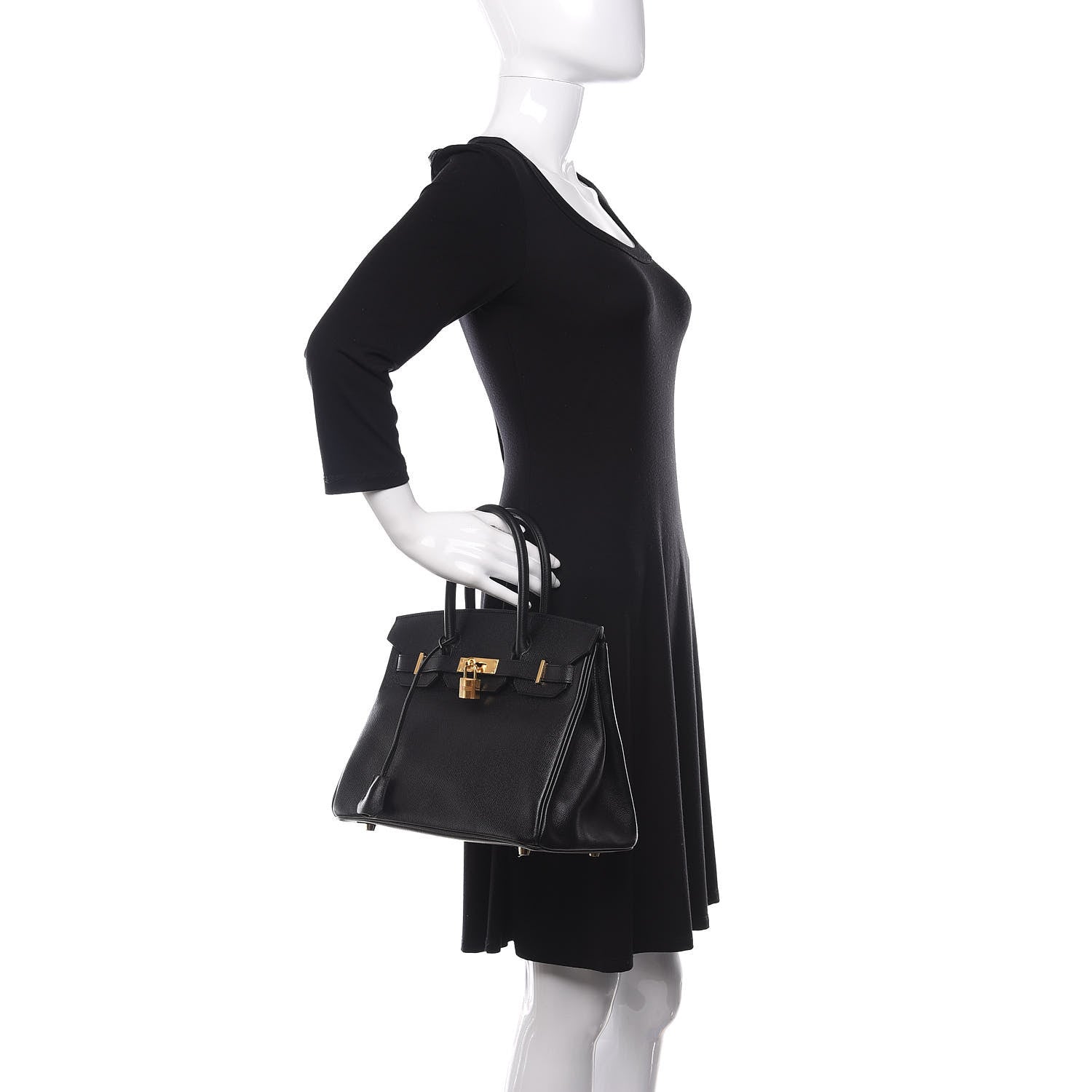 Hermes Epsom Birkin 30 Black 2 of 12