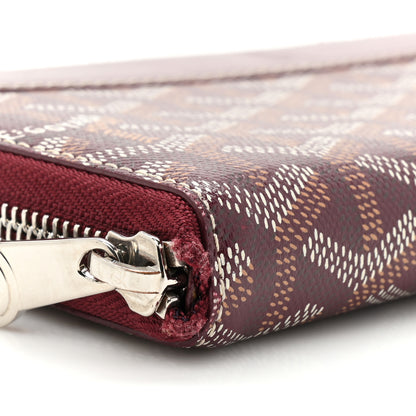 Goyard Goyardine Matignon Zip Around GM Wallet Burgundy 11 of 16