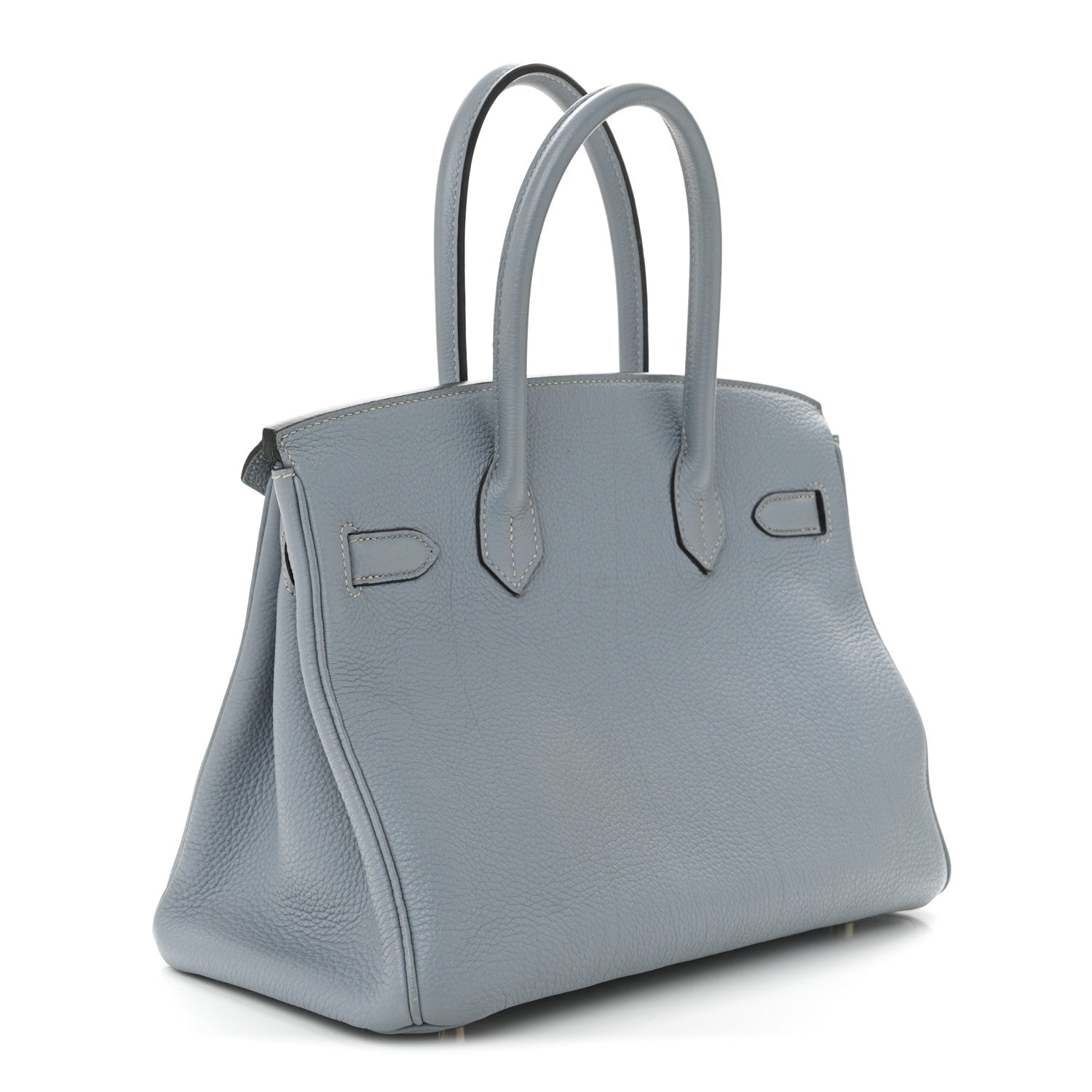 Hermes Togo Birkin 30 Bleu Lin 3 of 10