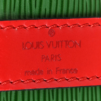 Louis Vuitton Epi Bi-Color Petit Noe Borneo Castillan Red 6 of 9
