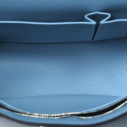 Hermes Taurillon Clemence Jypsiere 28 Bleu Du Nord 5 of 10