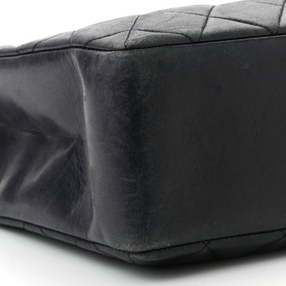 Chanel Lambskin Quilted Shopping Tote Black 8 of 10