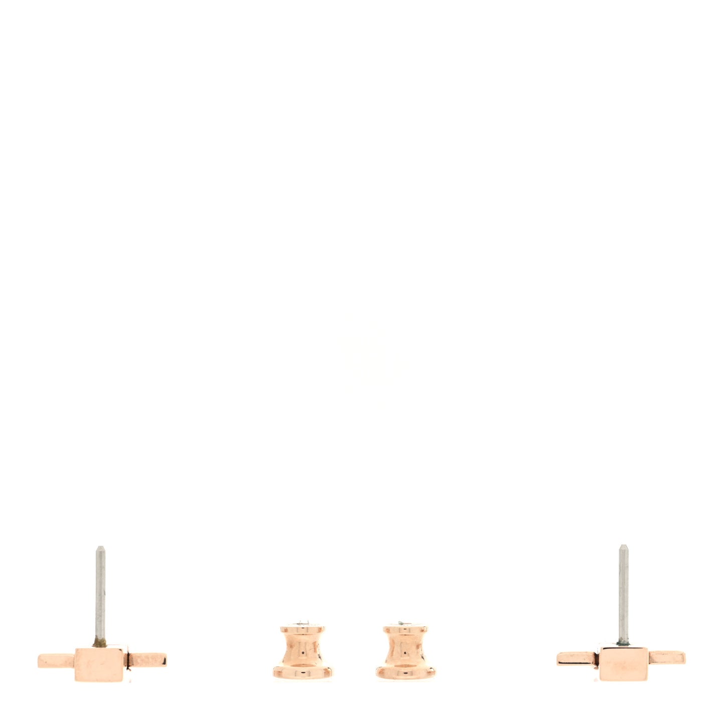 Rose Gold Lacquer Eileen Earrings Black