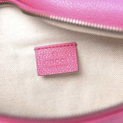 Gucci Grained Calfskin Logo Belt Bag Pink 6 of 10