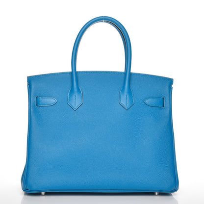 Hermes Epsom Birkin 30 Bleu Zanzibar 5 of 28