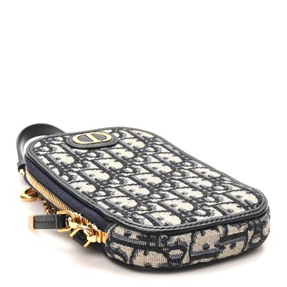 Christian Dior Oblique 30 Montaigne Phone Holder Blue 4 of 10