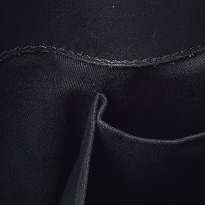 Chanel Calfskin Double Stitch Large Hamptons Shopping Tote Black 21 of 22