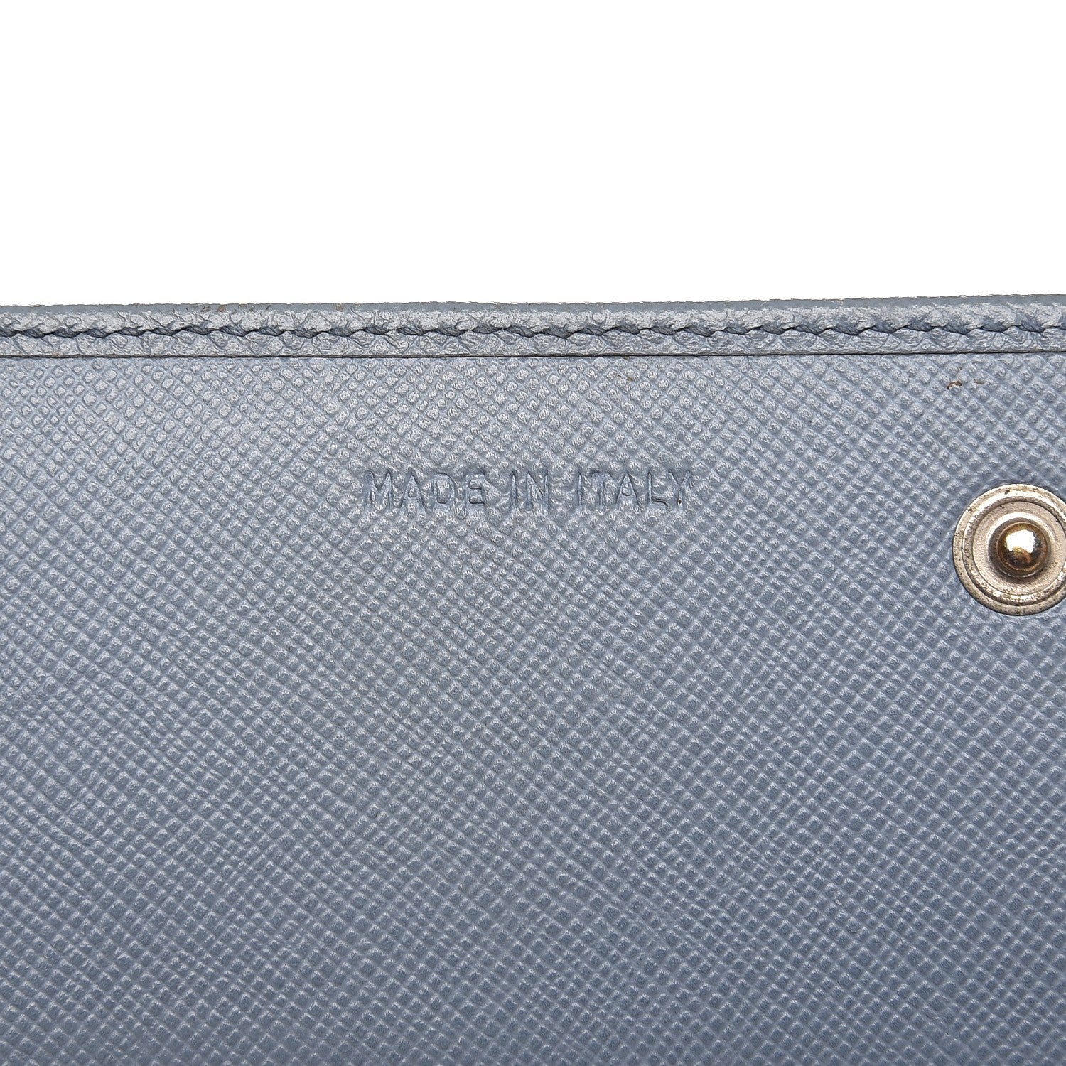 Prada Saffiano Triangle Continental Flap Wallet Pervinca 7 of 12