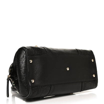 Gucci Calfskin Guccissima Signoria Bowler Bag Black 4 of 14