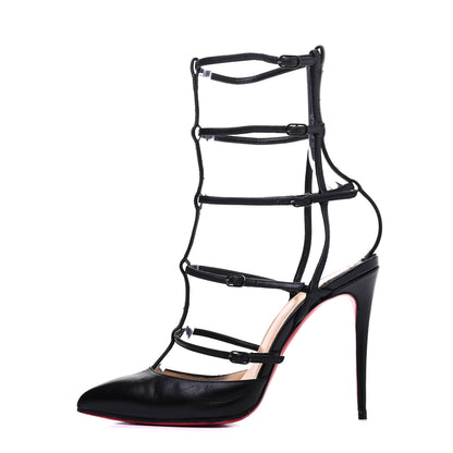 Christian Louboutin Kid Kadreyana 100 Pumps 37 Black 1 of 15
