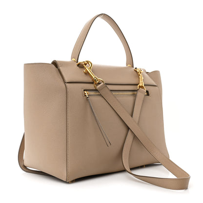 Celine Drummed Calfskin Mini Belt Bag Dune 3 of 12