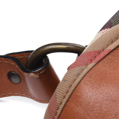 Burberry Calfskin House Check Trim Bates Shoulder Bag Cognac 33 of 33