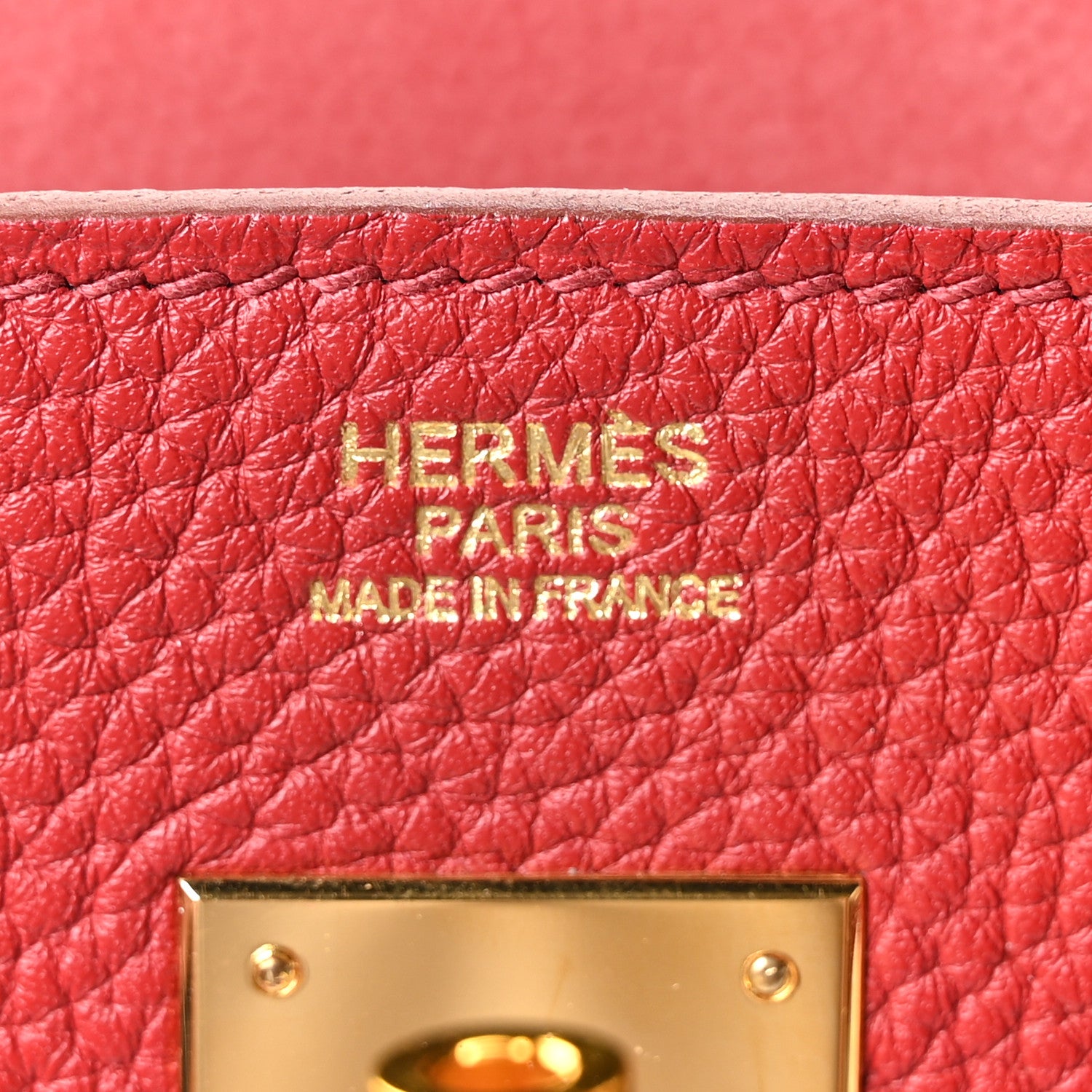 Hermes Taurillon Clemence Birkin 30 Rouge Garance 6 of 10