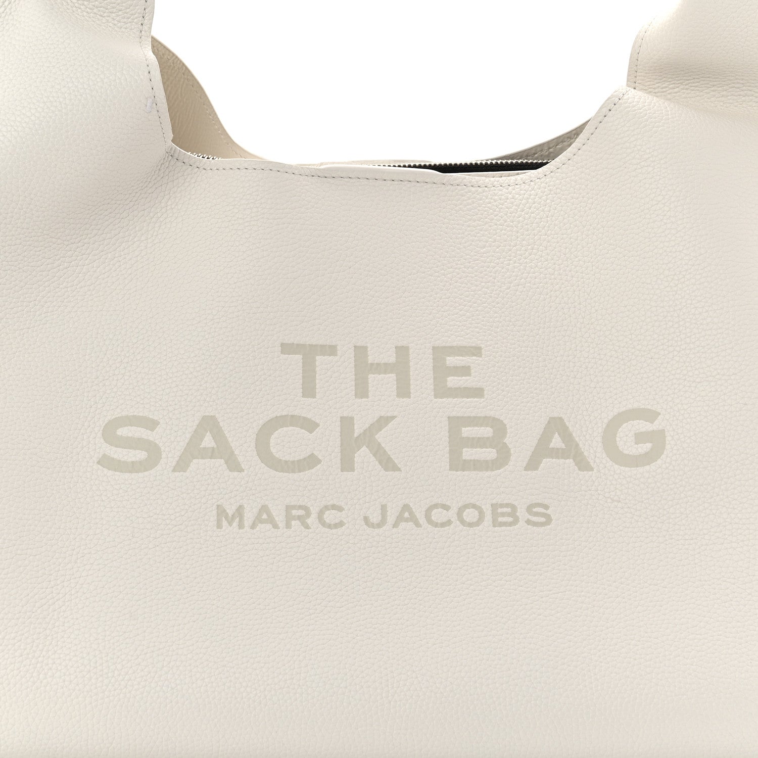 Marc Jacobs Grained Calfskin XL The Sack Bag White 16 of 23