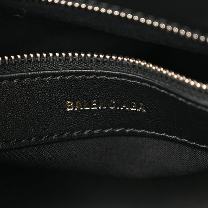 Balenciaga Calfskin You Are The World S Ville Top Handle Bag Black Multicolor 6 of 13