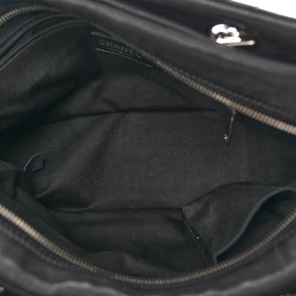 Chanel Calfskin Small Diamond Stitch Tote Black 5 of 10