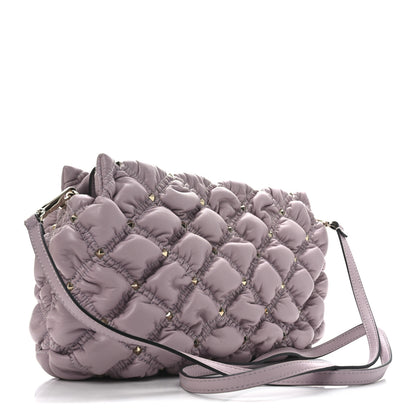 Valentino Garavani Nappa Spikeme Clutch Rose Quartz 3 of 9