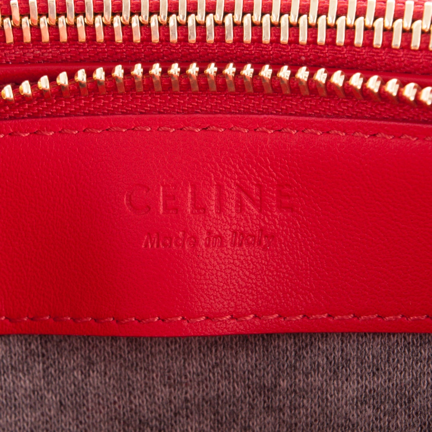 Lambskin Large Trio Crossbody Bag Red