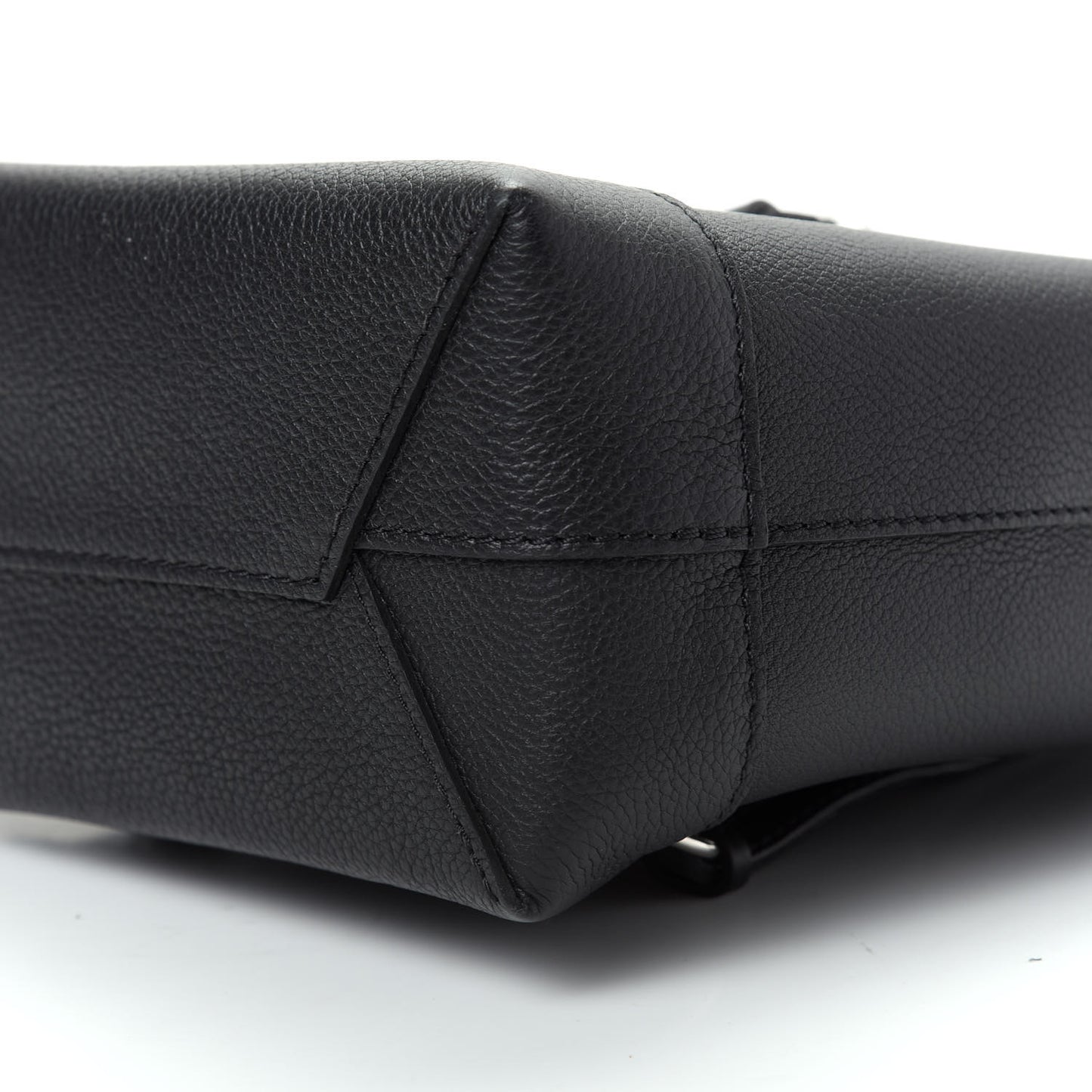 Calfskin Lockme Mini Backpack Black