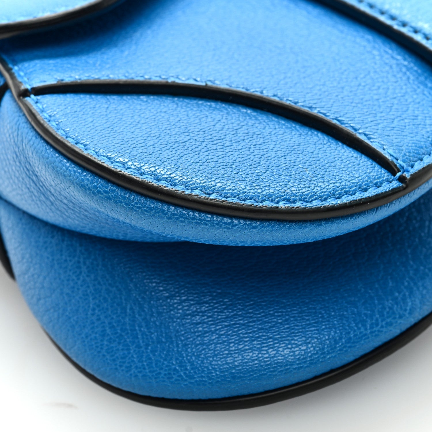 Christian Dior Micro Saddle Bag With Strap Blue 8 of 9