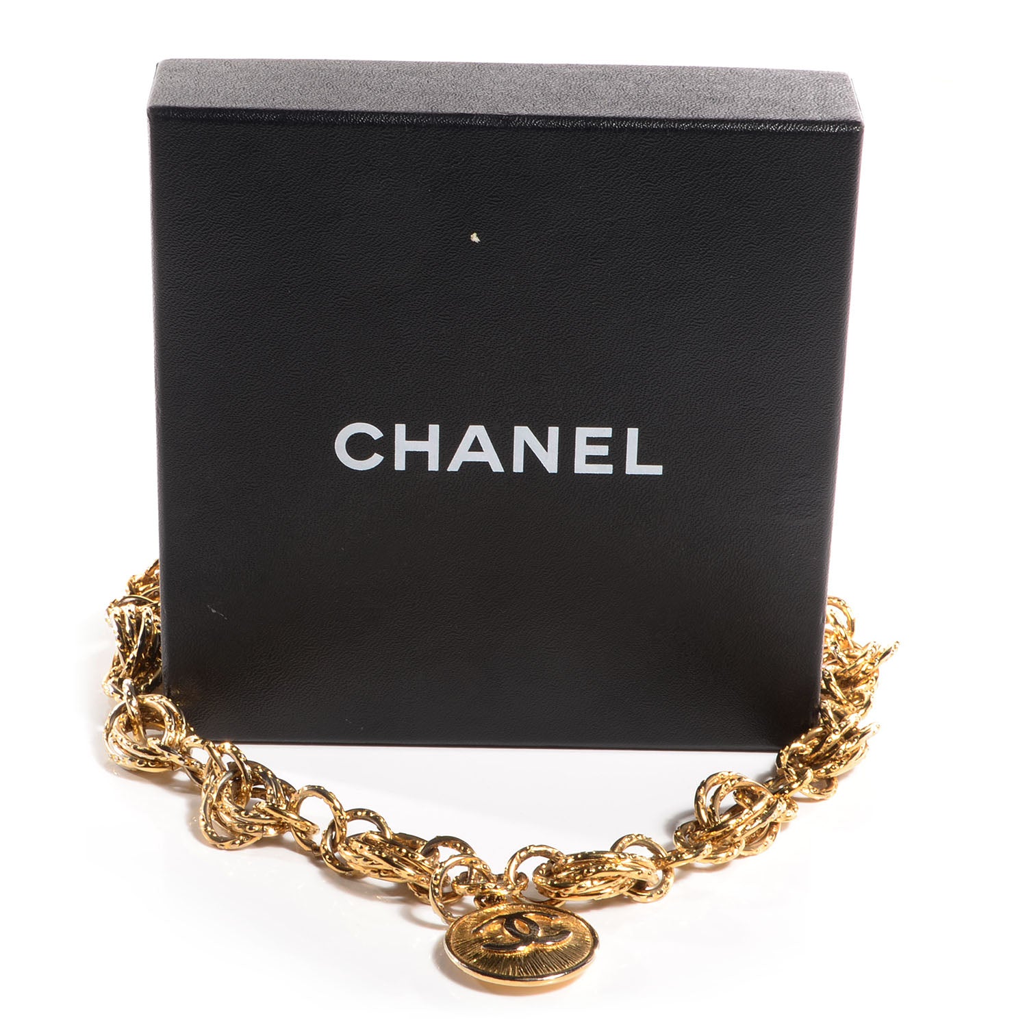 Chanel Chain Sunburst Medallion CC Belt Gold 4 of 5