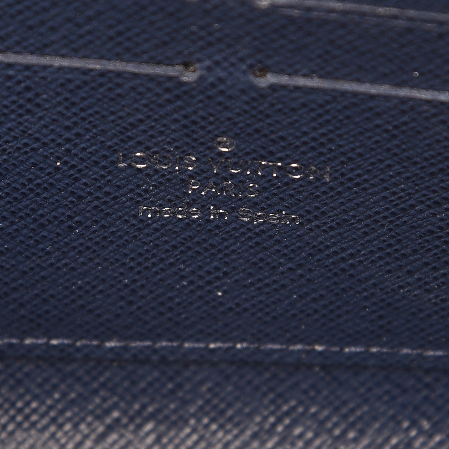 Louis Vuitton Epi Zippy Wallet Indigo 6 of 8