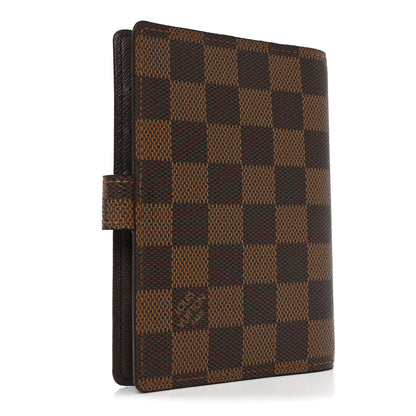 Louis Vuitton Damier Ebene Small Ring Agenda Cover 3 of 6